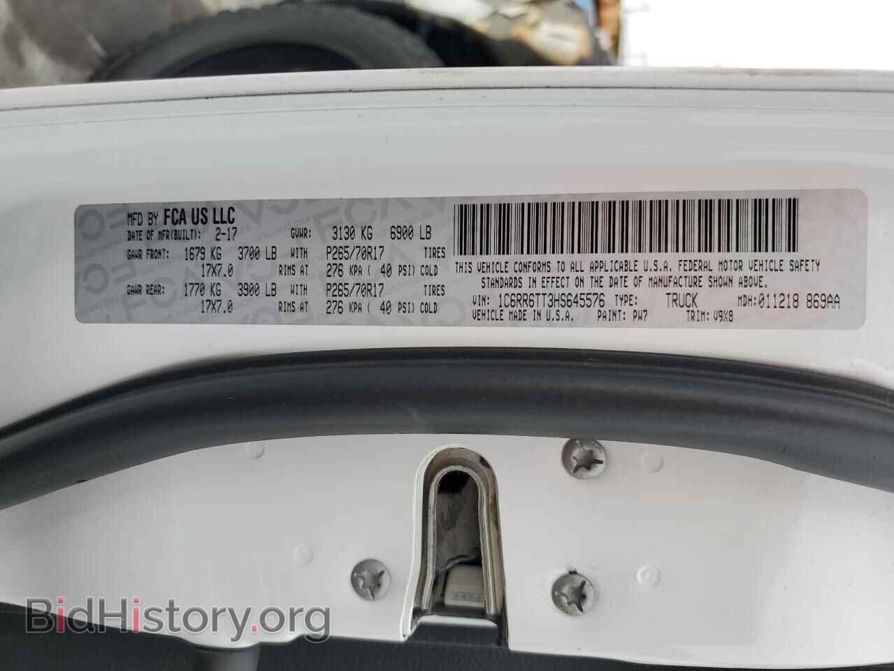2017 RAM 1500 - VIN: 1C6RR6TT3HS645576 - Фото 12