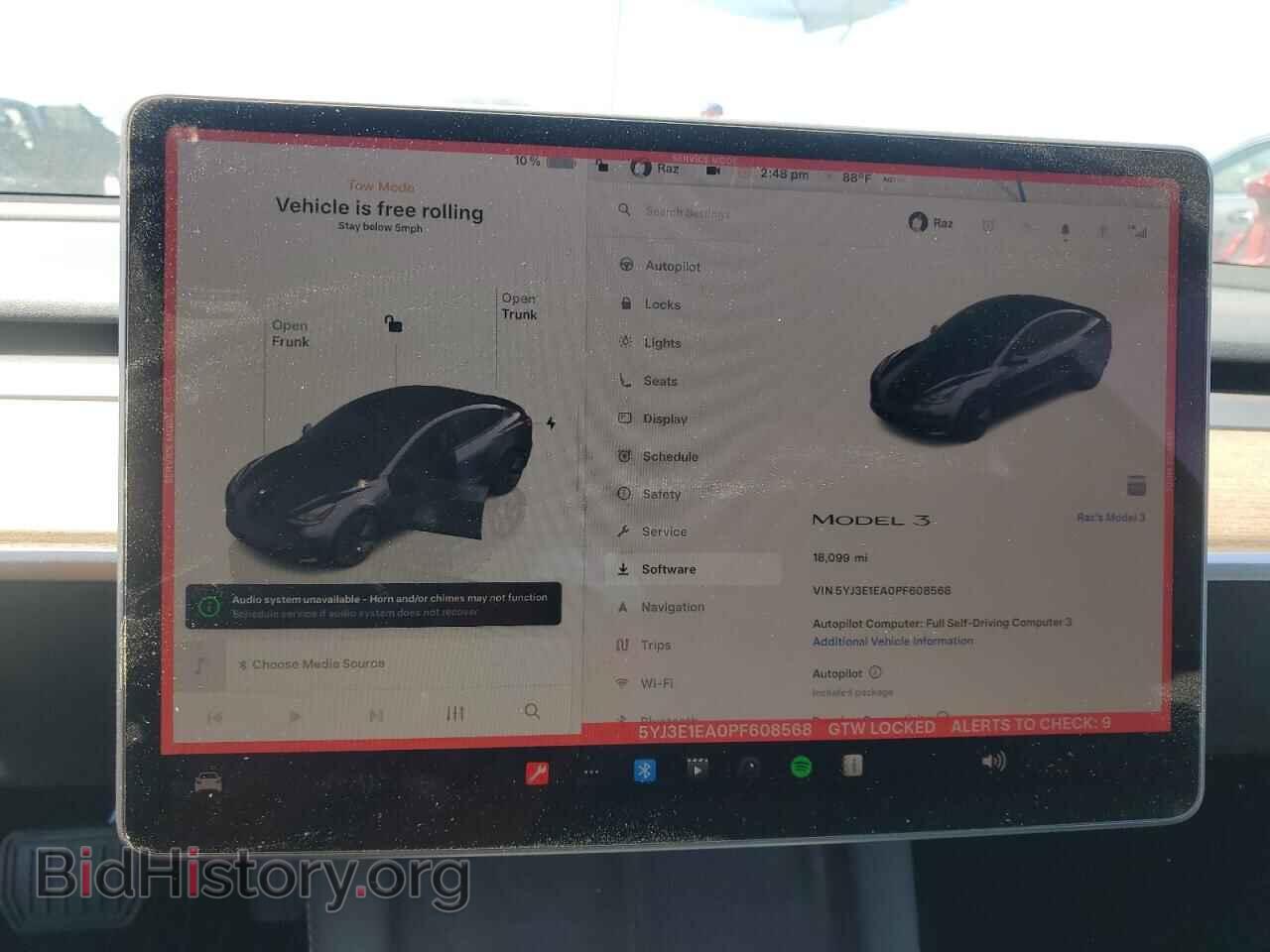 2023 TESLA MODEL 3 - VIN: 5YJ3E1EA0PF608568 - Фото 9