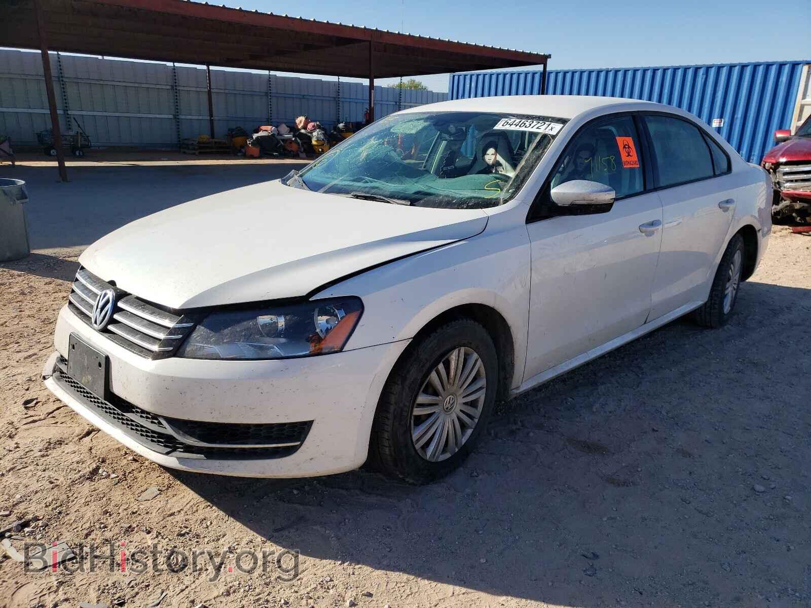 2014 VOLKSWAGEN PASSAT - VIN: 1VWAP7A39EC002415 - Фото 2