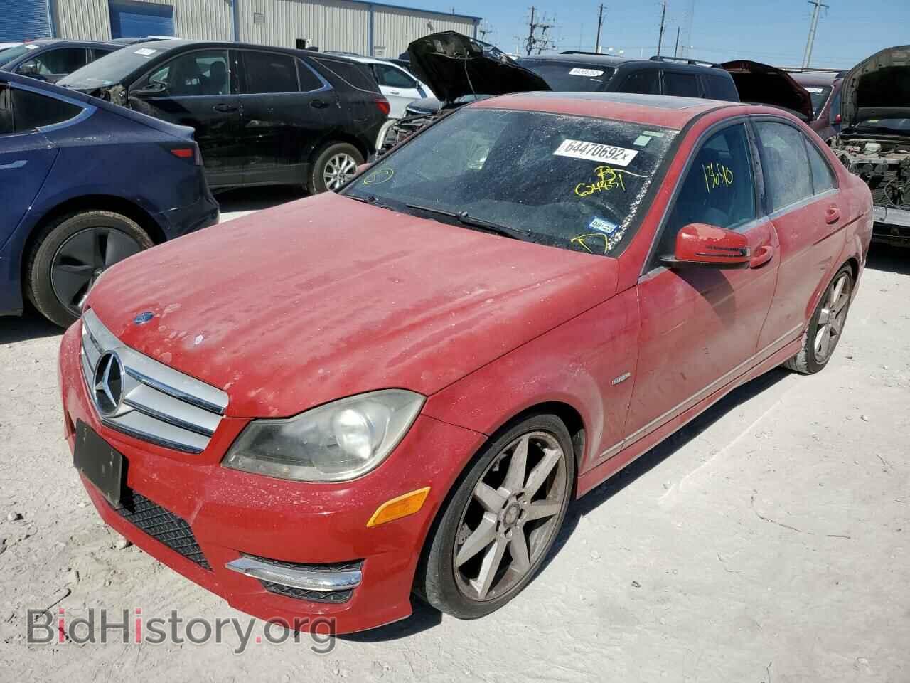 2012 MERCEDES-BENZ C-CLASS - VIN: WDDGF4HB2CA624851 - Фото 2