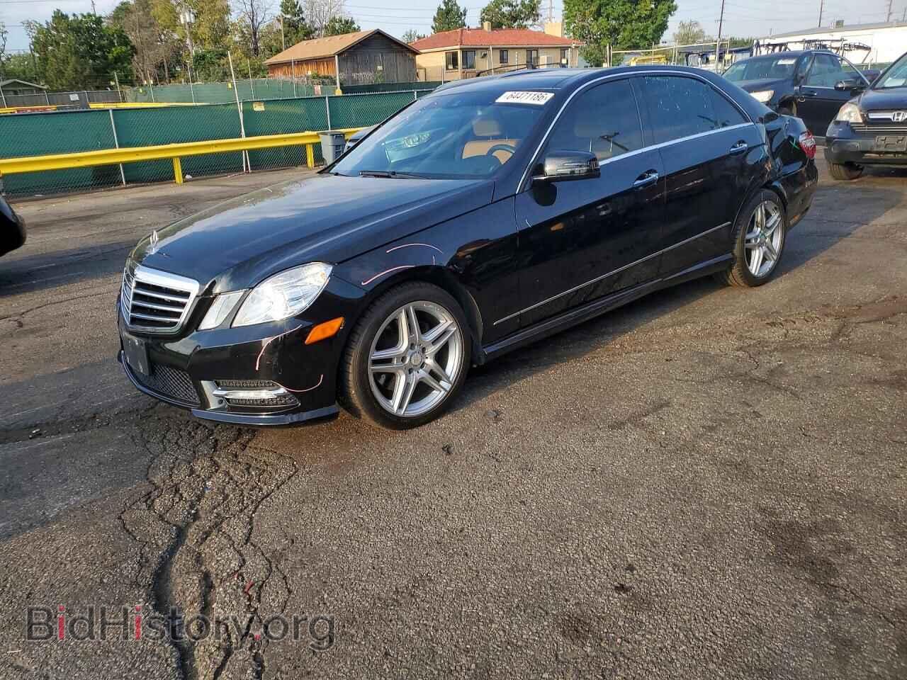 Photo WDDHF8JB3DA683687 - MERCEDES-BENZ E-CLASS 2013