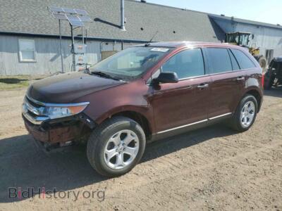 2012 Ford EDGE SE, бордовый — VIN 2FMDK4GC2CBA53719, Copart