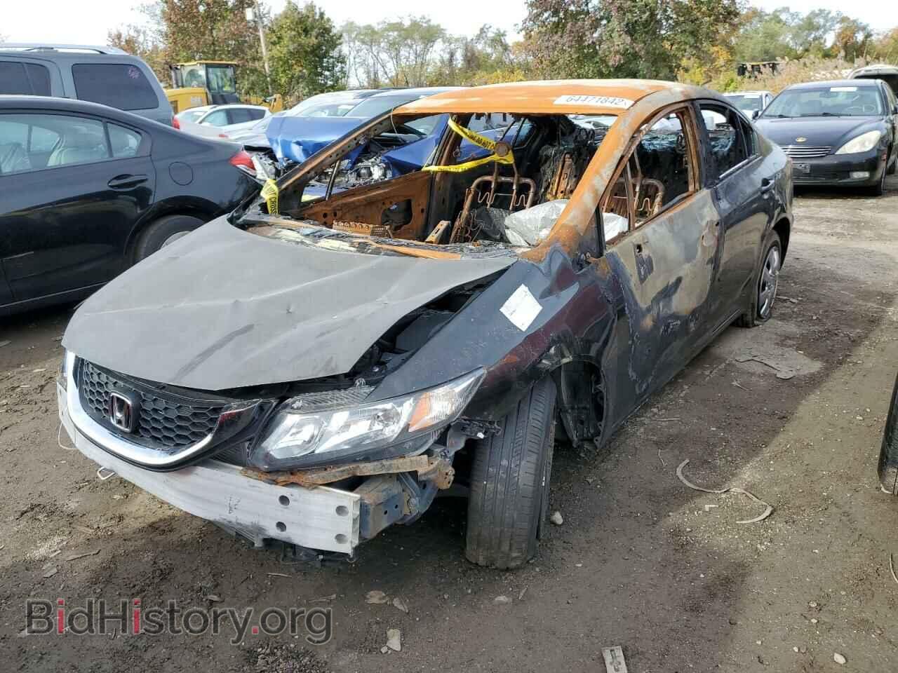 2014 HONDA CIVIC - VIN: 2HGFB2F5XEH558932 - Фото 2