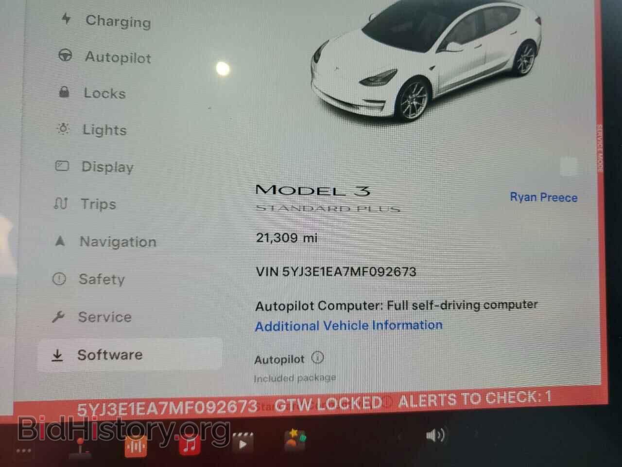2021 TESLA MODEL 3 - VIN: 5YJ3E1EA7MF092673 - Photo 9