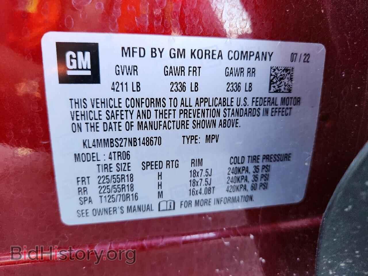 2022 BUICK ENCORE - VIN: KL4MMBS27NB148670 - Photo 13