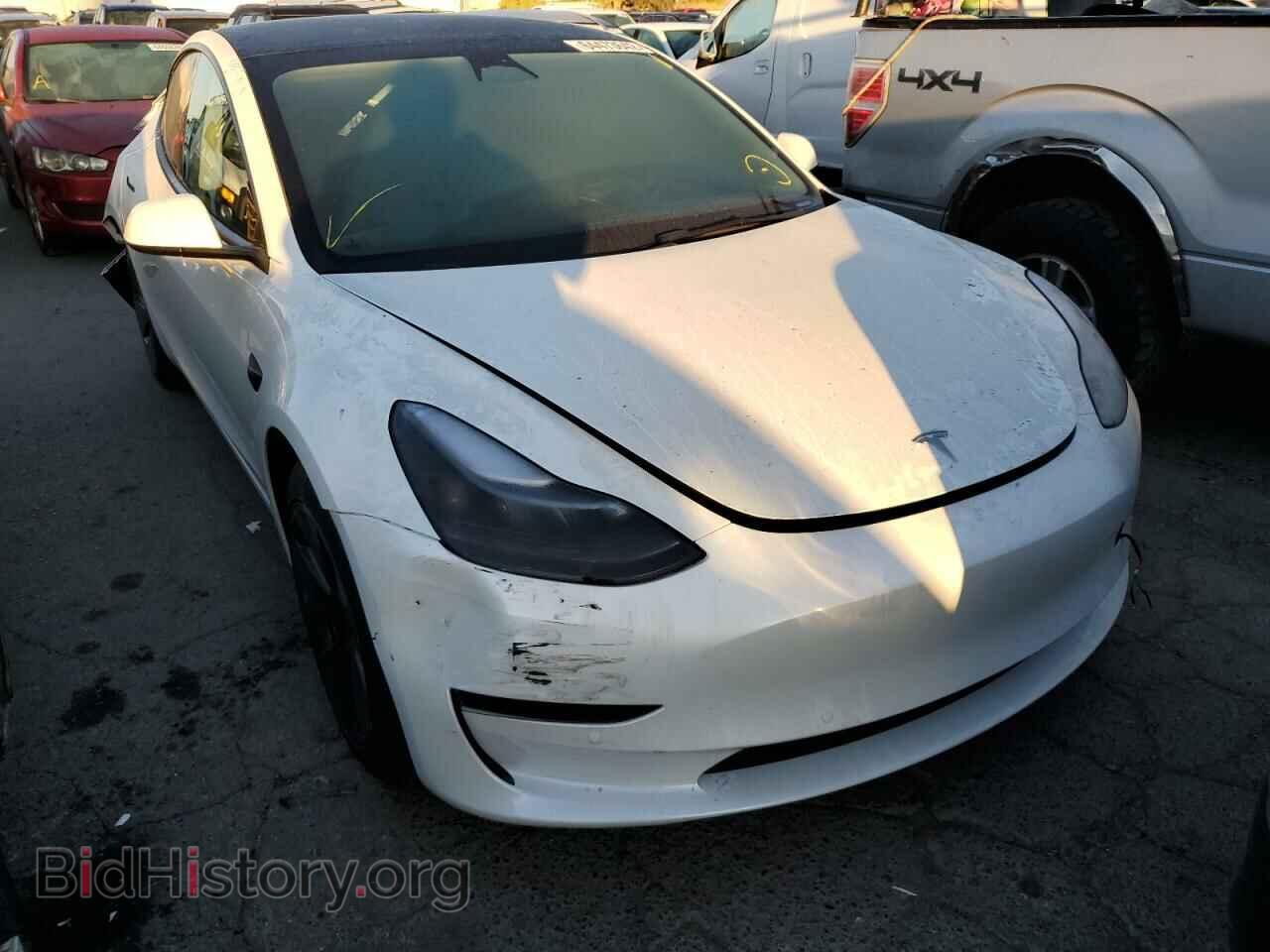 Photo 5YJ3E1EA2NF351071 - TESLA MODEL 3 2022