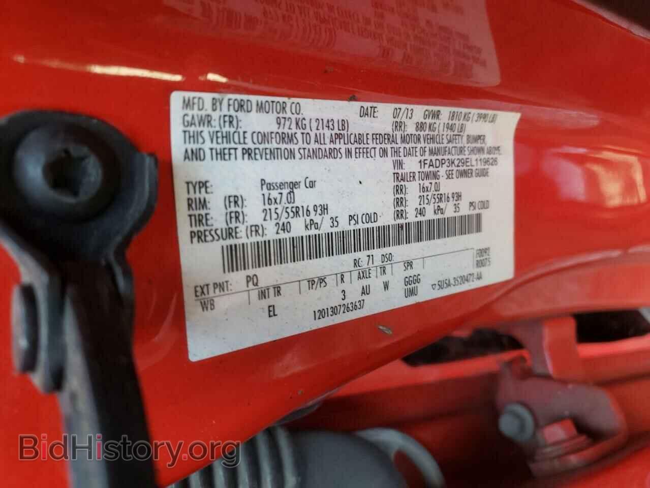 2014 FORD FOCUS - VIN: 1FADP3K29EL119626 - Photo 13