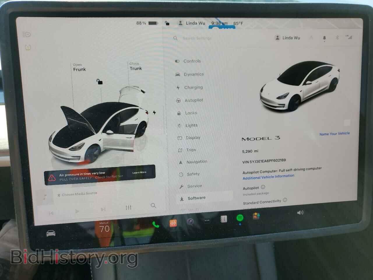 2023 TESLA MODEL 3 - VIN: 5YJ3E1EA6PF602189 - Photo 9
