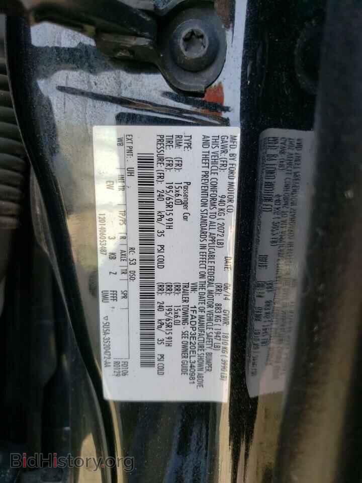 2014 FORD FOCUS - VIN: 1FADP3E20EL340981 - Photo 10