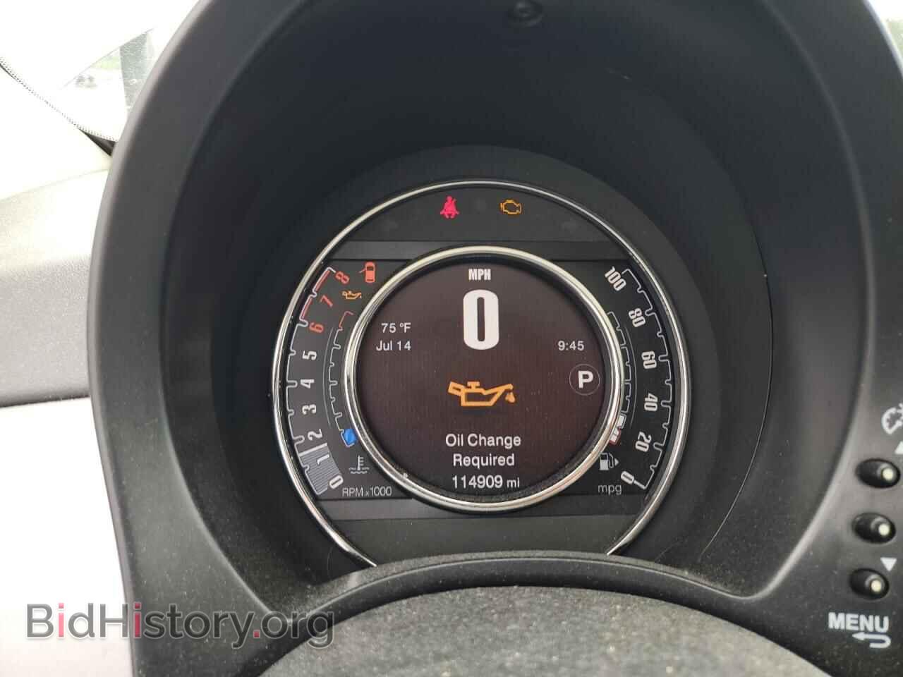 2017 FIAT 500 - VIN: 3C3CFFCR5HT521422 - Фото 9