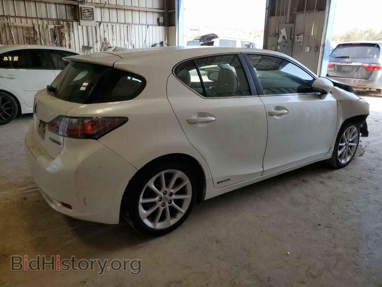 2012 LEXUS CT 200 - VIN: JTHKD5BH7C2081356 - Фото 3