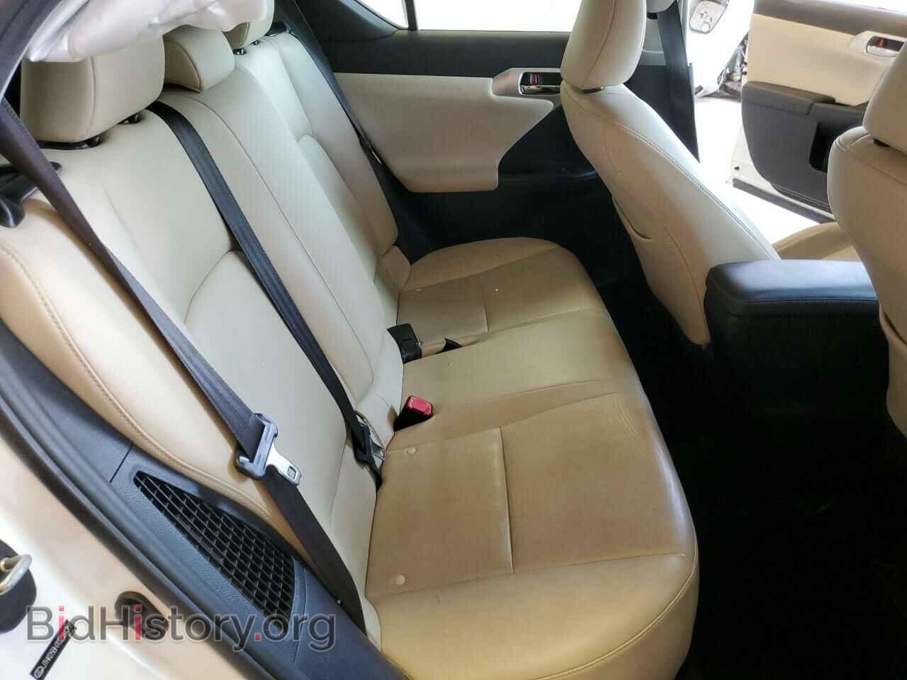 2012 LEXUS CT 200 - VIN: JTHKD5BH7C2081356 - Фото 10