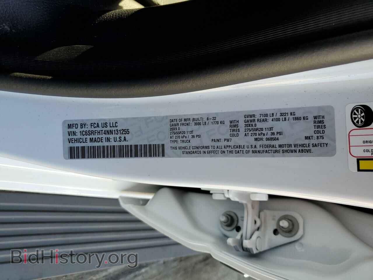 2022 RAM 1500 - VIN: 1C6SRFHT4NN131255 - Photo 10