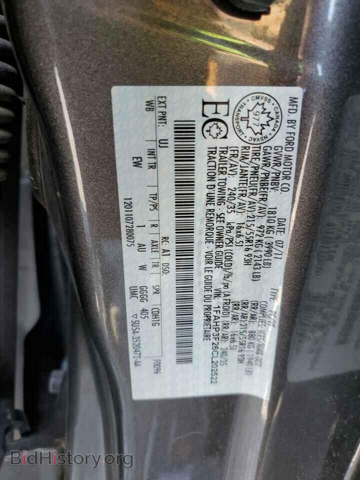 2012 FORD FOCUS - VIN: 1FAHP3F26CL202522 - Фото 12