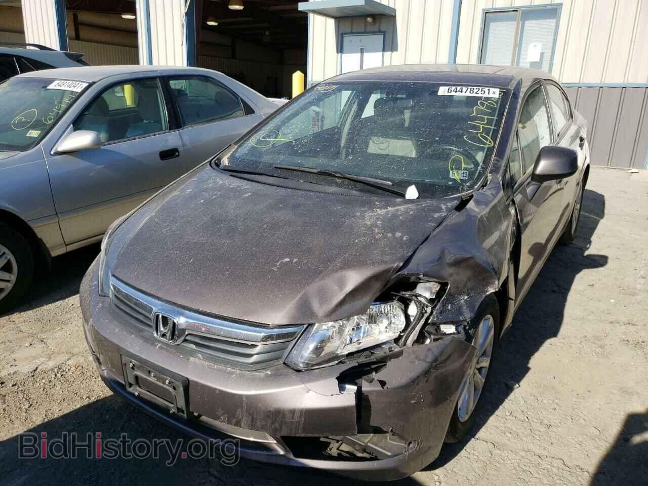2012 HONDA CIVIC - VIN: 2HGFB2F95CH565724 - Фото 2
