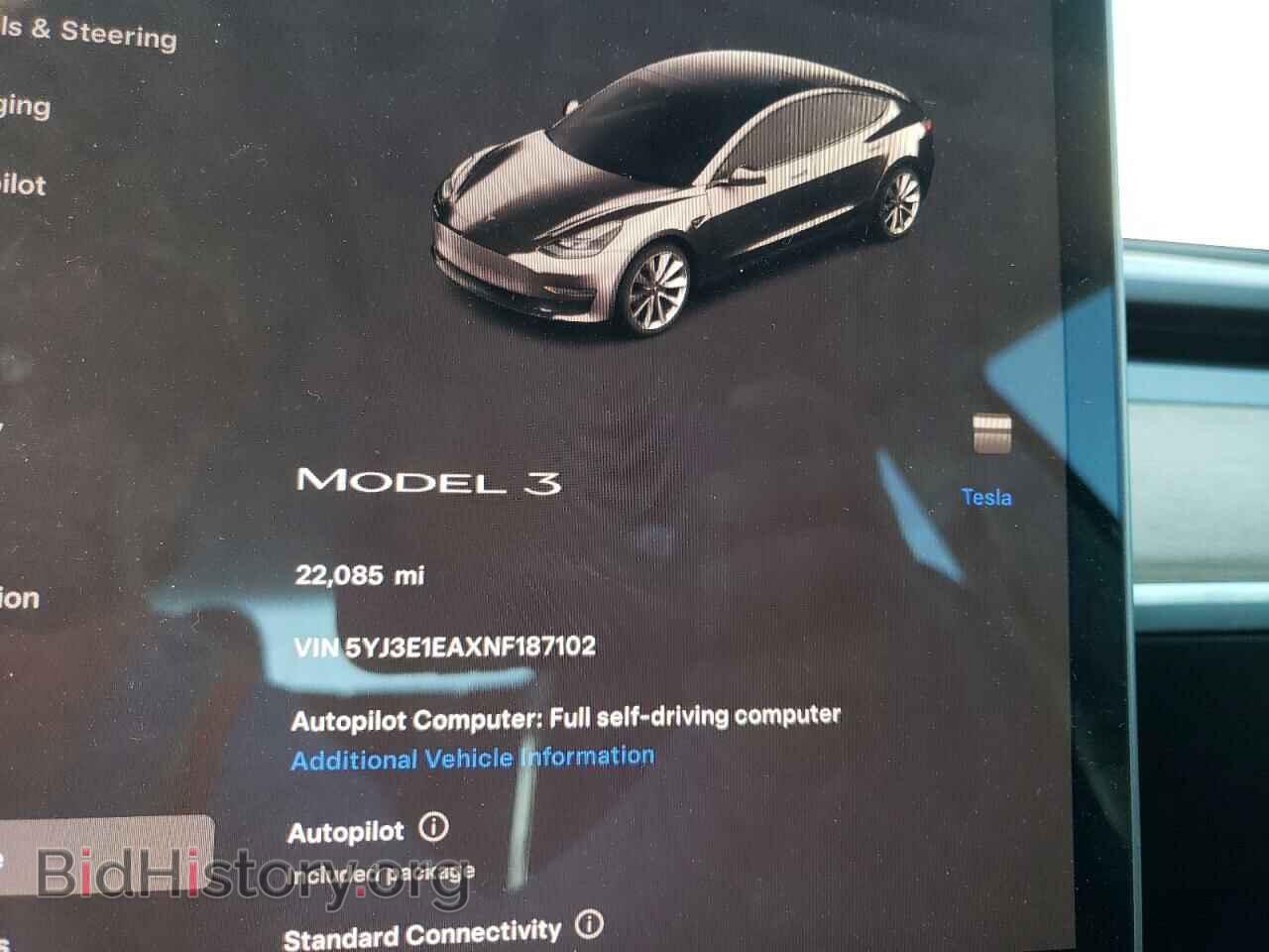 2022 TESLA MODEL 3 - VIN: 5YJ3E1EAXNF187102 - Photo 9