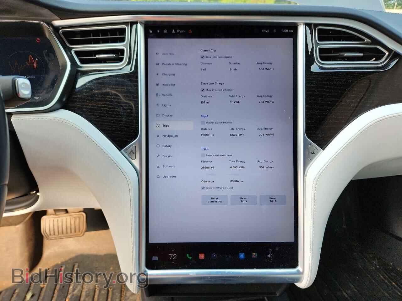 2017 TESLA MODEL S - VIN: 5YJSA1E15HF200057 - Photo 9