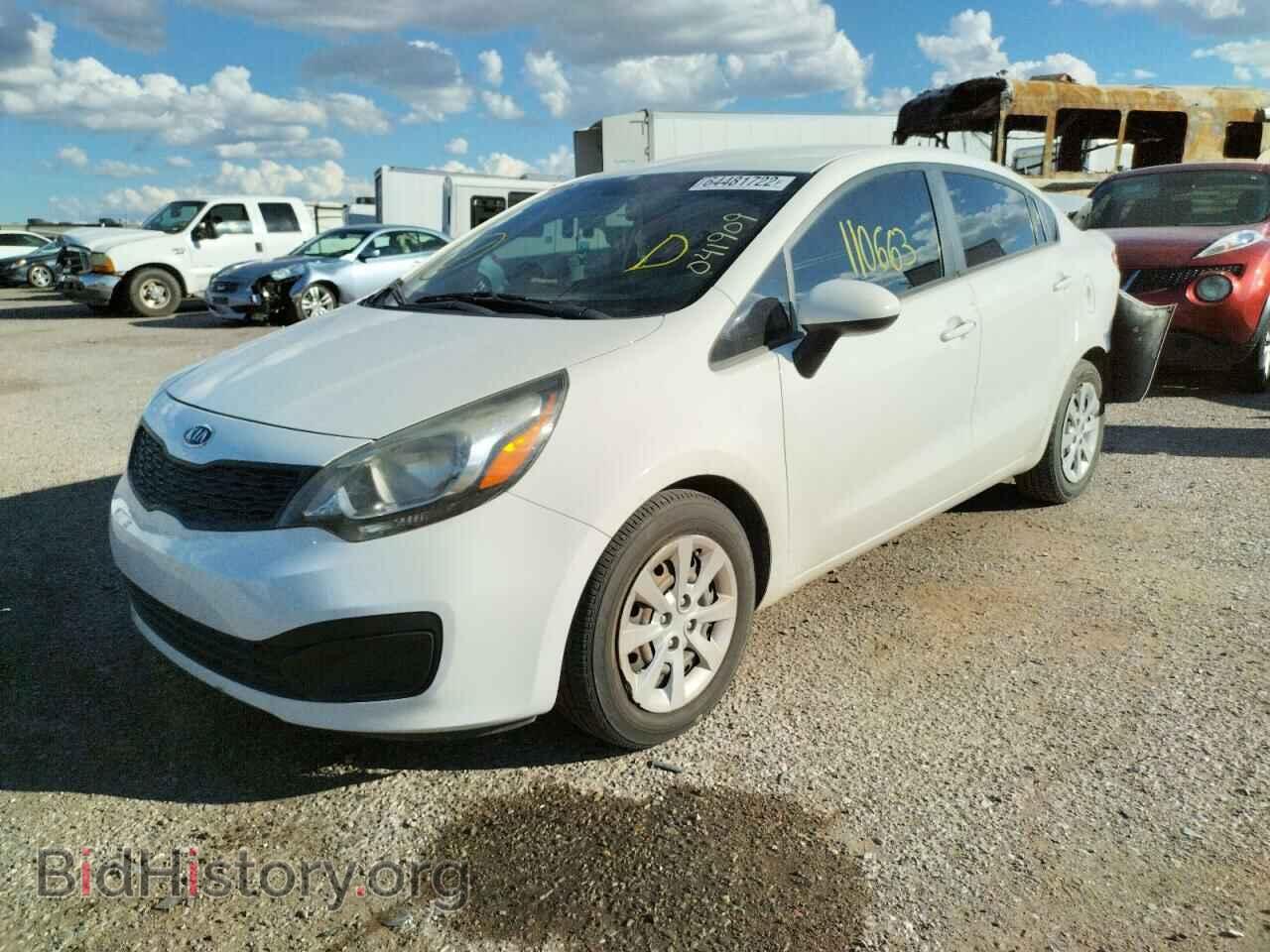 2012 KIA RIO - VIN: KNADM4A39C6041909 - Фото 2