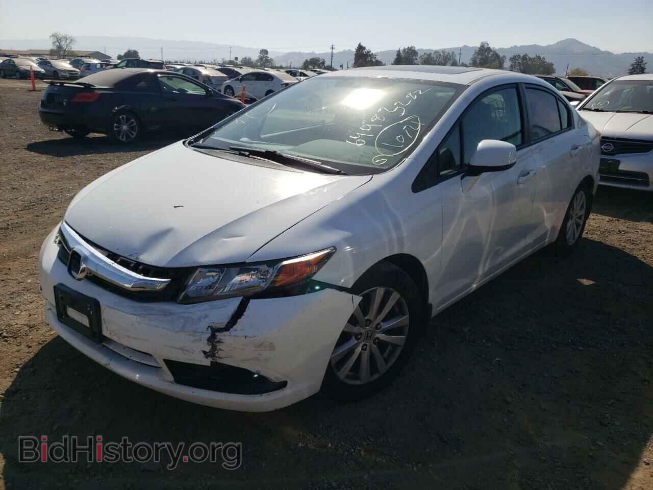 2012 HONDA CIVIC - VIN: 2HGFB2F87CH551086 - Фото 2