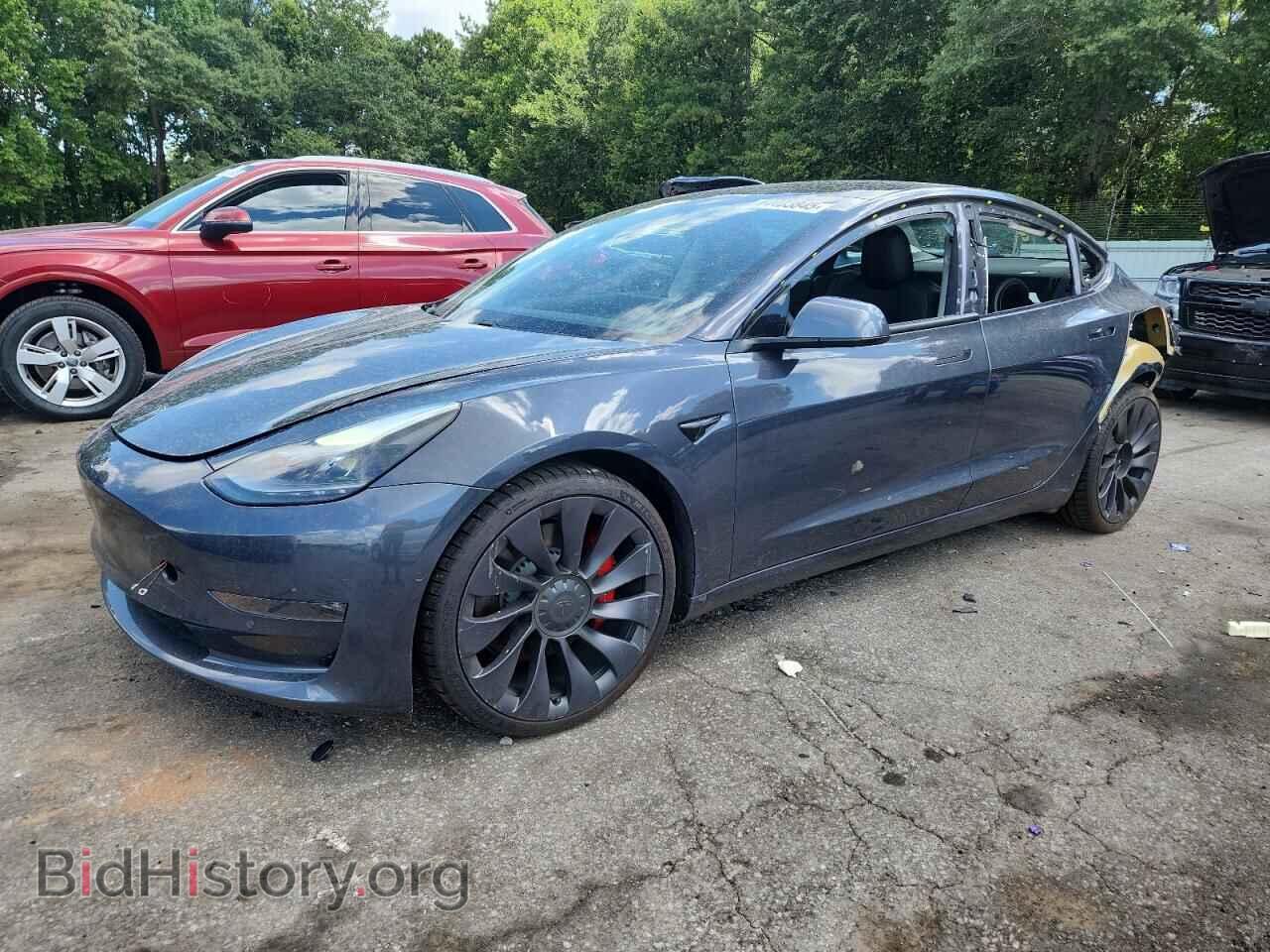 Photo 5YJ3E1EC2MF981138 - TESLA MODEL 3 2021