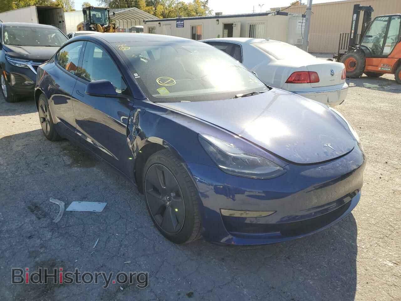 Photo 5YJ3E1EB3NF191548 - TESLA MODEL 3 2022