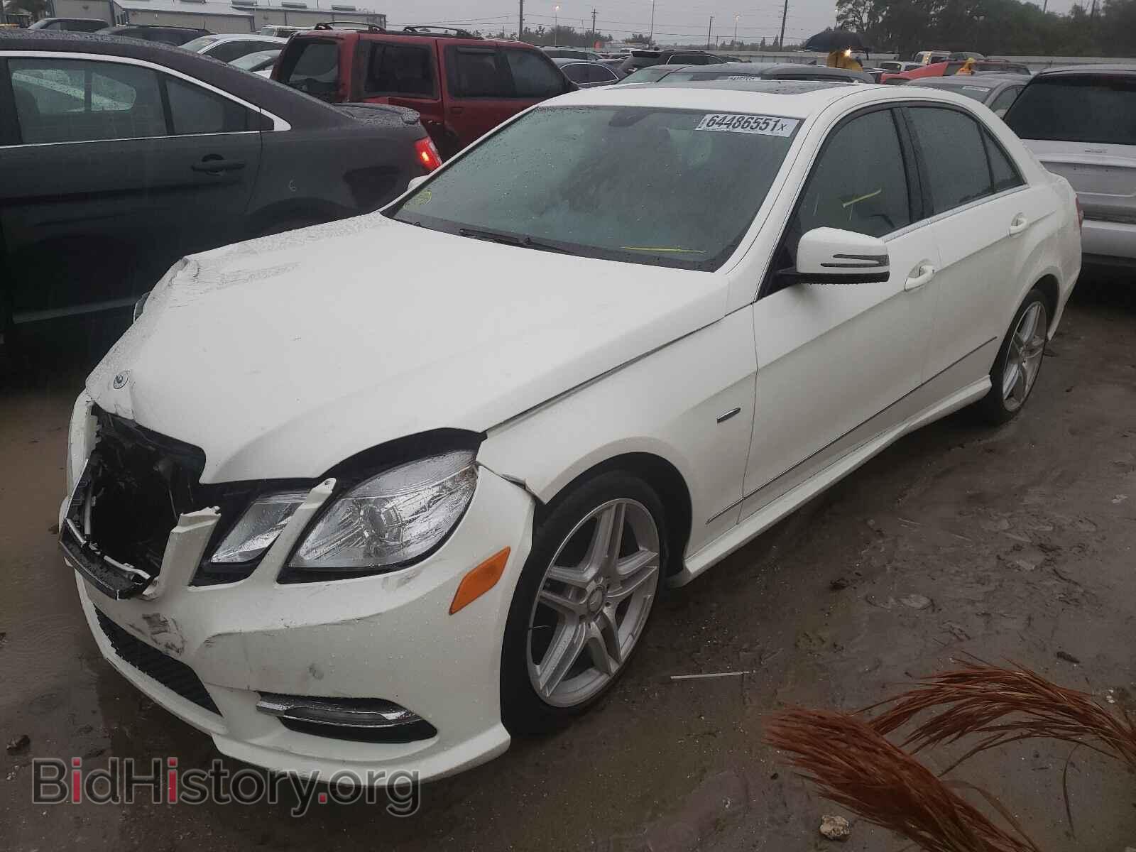 2012 MERCEDES-BENZ E-CLASS - VIN: WDDHF5KB3CA571659 - Фото 2