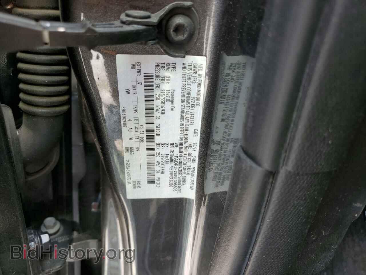 2016 FORD FOCUS - VIN: 1FADP3F26GL398806 - Фото 12
