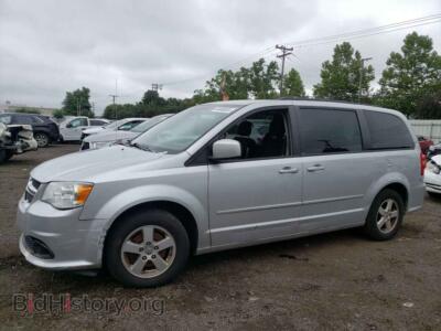 2012 Dodge CARAVAN SXT, серебристый — VIN 2C4RDGCG6CR206317, Copart