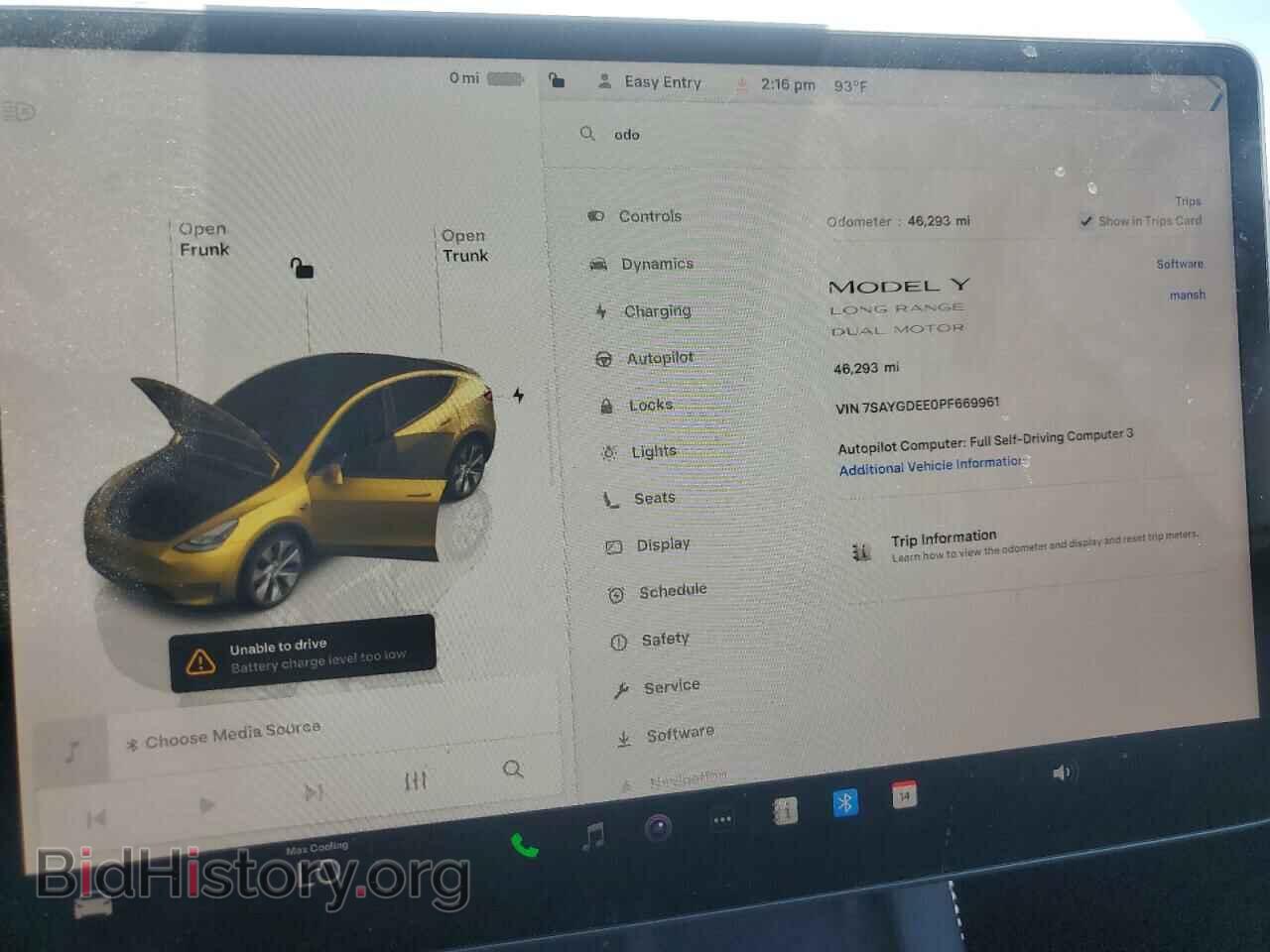 2023 TESLA MODEL Y - VIN: 7SAYGDEE0PF669961 - Фото 9