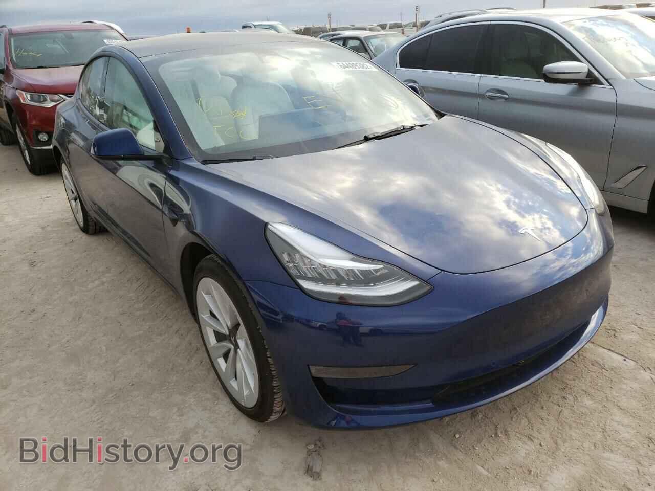 Photo 5YJ3E1EB7NF241514 - TESLA MODEL 3 2022
