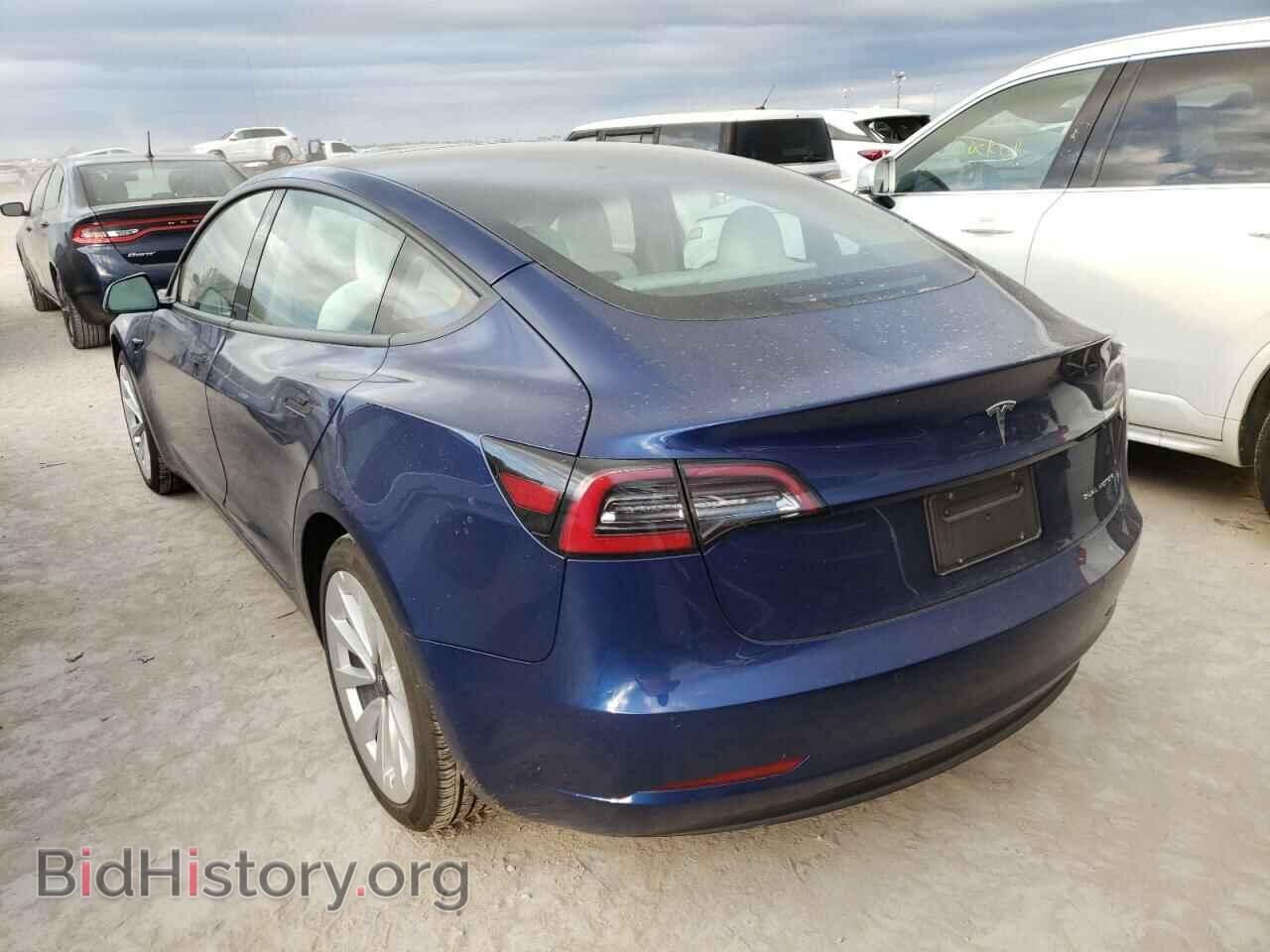 2022 TESLA MODEL 3 - VIN: 5YJ3E1EB7NF241514 - Фото 3