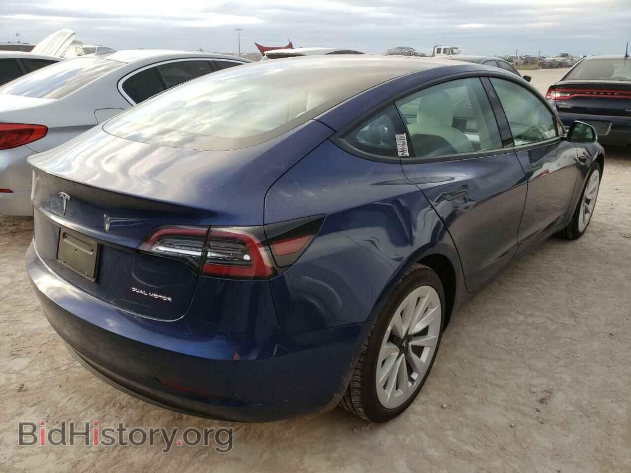2022 TESLA MODEL 3 - VIN: 5YJ3E1EB7NF241514 - Фото 4