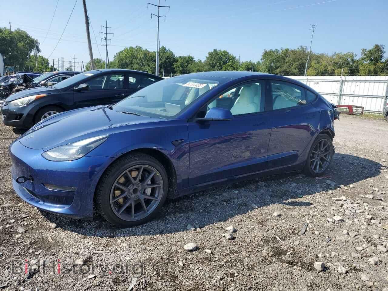 Photo 5YJ3E1EA0MF099383 - TESLA MODEL 3 2021