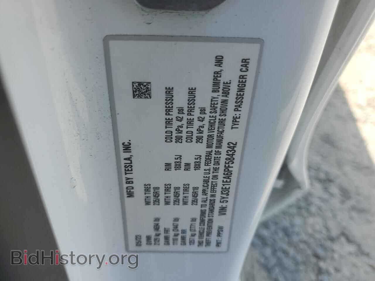2023 TESLA MODEL 3 - VIN: 5YJ3E1EA6PF584342 - Photo 12