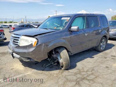 2014 Honda PILOT EXL, серый — VIN 5FNYF4H56EB025387, Copart