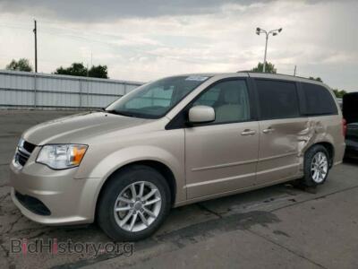 2016 Dodge CARAVAN SXT, gold — VIN 2C4RDGCG4GR312965, Copart