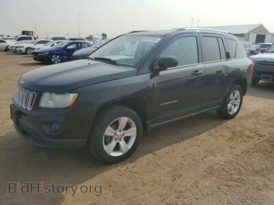 2012 Jeep COMPASS Sport, черный — VIN 1C4NJDBB1CD549065, Copart