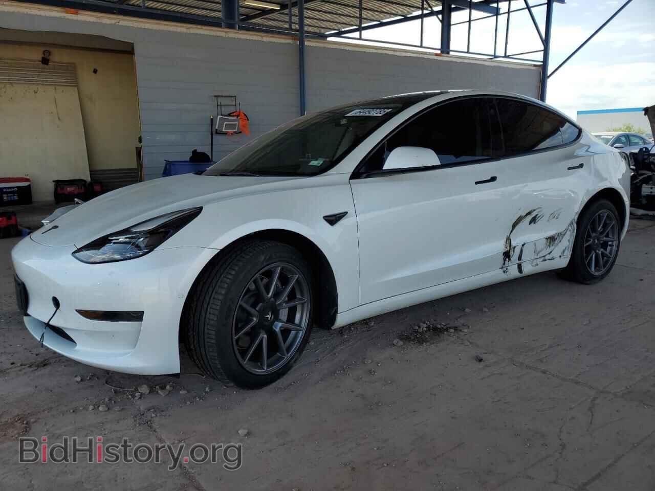 Photo 5YJ3E1EA9NF315488 - TESLA MODEL 3 2022
