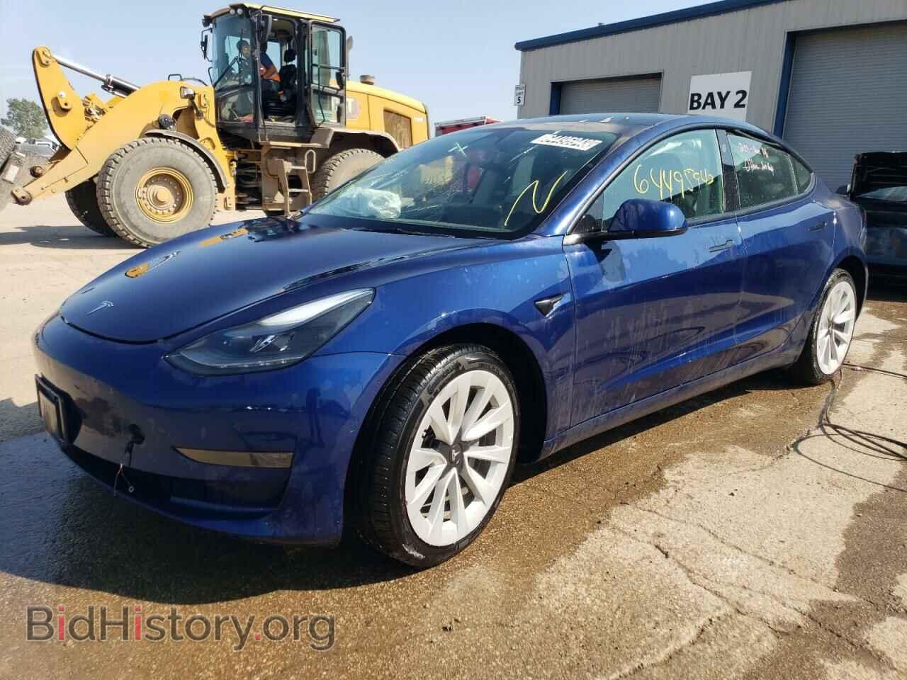 Photo 5YJ3E1EA1NF304260 - TESLA MODEL 3 2022