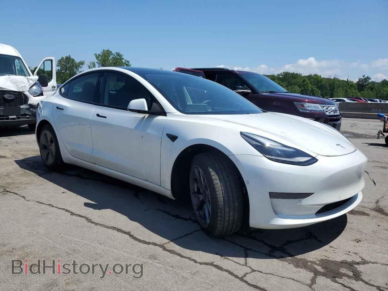 2021 TESLA MODEL 3 - VIN: 5YJ3E1EA4MF082702 - Фото 4