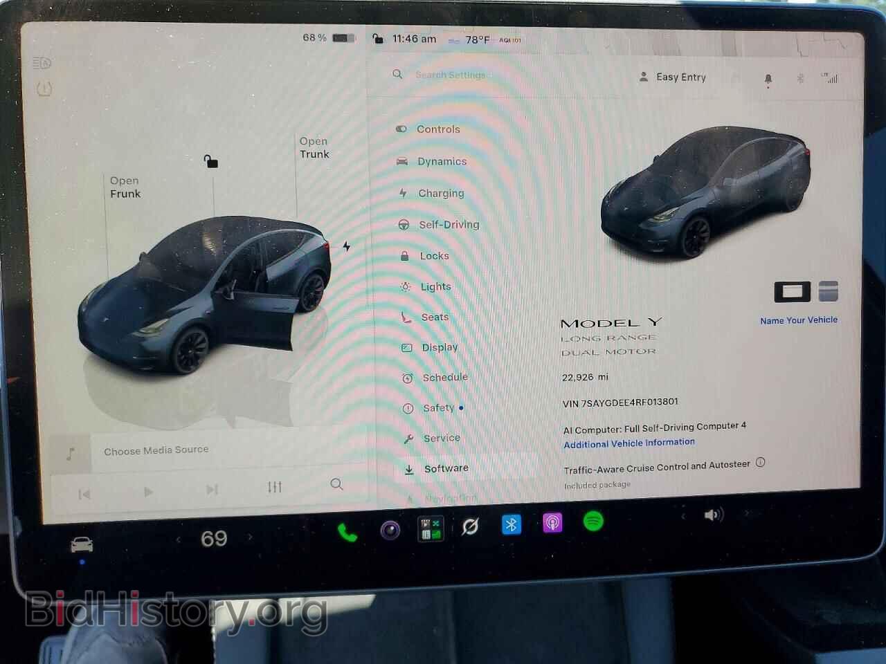 2024 TESLA MODEL Y - VIN: 7SAYGDEE4RF013801 - Photo 9