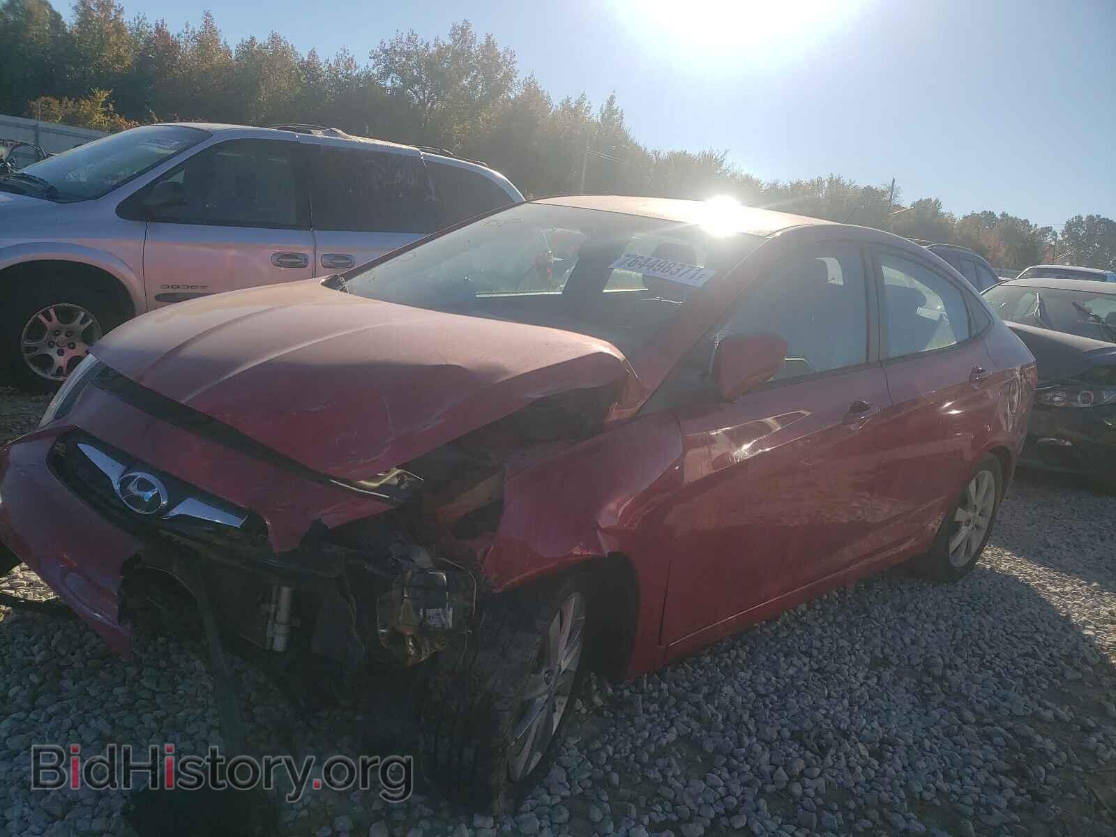 2014 HYUNDAI ACCENT - VIN: KMHCU4AEXEU719285 - Фото 2