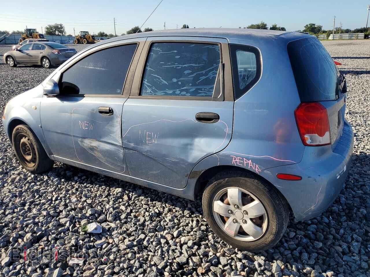 2007 CHEVROLET AVEO - VIN: KL1TD66667B726998 - Фото 2