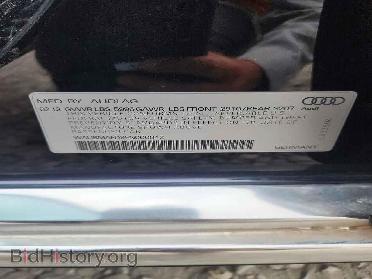 2014 AUDI A8 - VIN: WAURMAFD9EN000842 - Photo 12