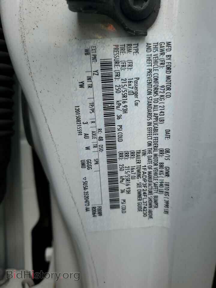 2015 FORD FOCUS - VIN: 1FADP3F24FL374230 - Фото 12