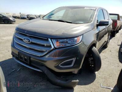 2015 Ford EDGE SEL, charcoal — VIN 2FMTK3J85FBC17818, Copart