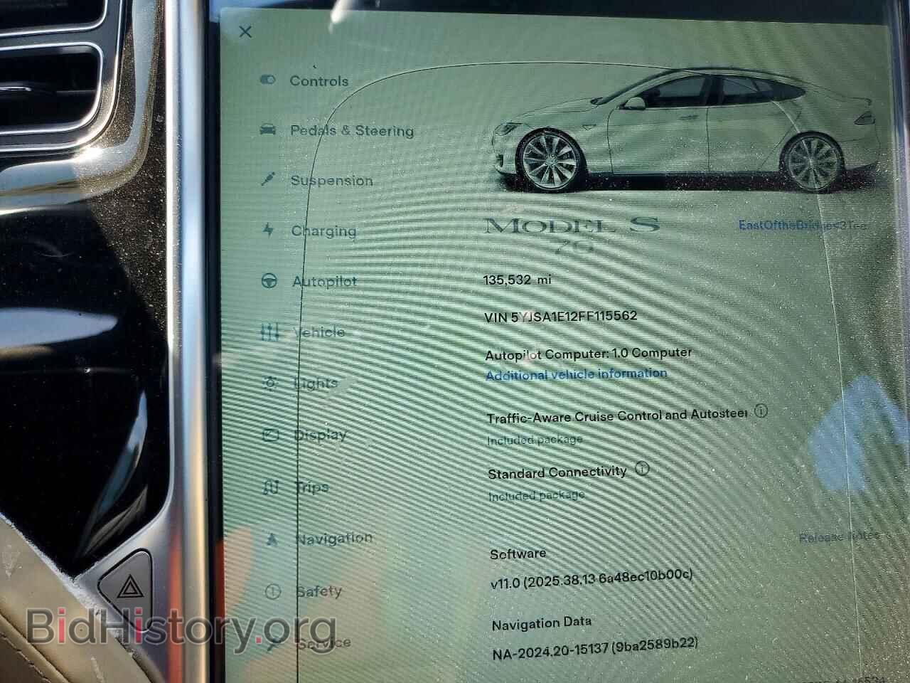2015 TESLA MODEL S - VIN: 5YJSA1E12FF115562 - Photo 9