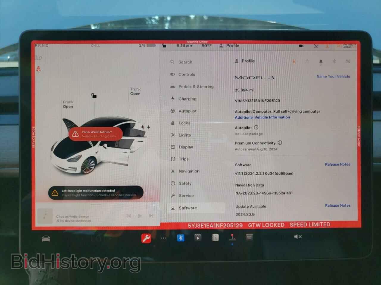 2022 TESLA MODEL 3 - VIN: 5YJ3E1EA1NF205129 - Photo 9