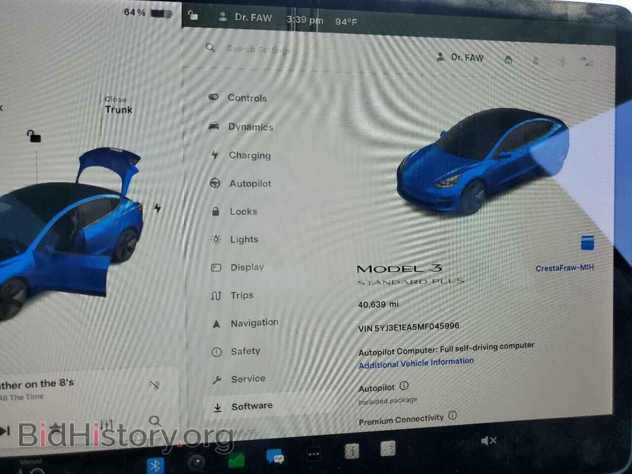 2021 TESLA MODEL 3 - VIN: 5YJ3E1EA5MF045996 - Photo 9