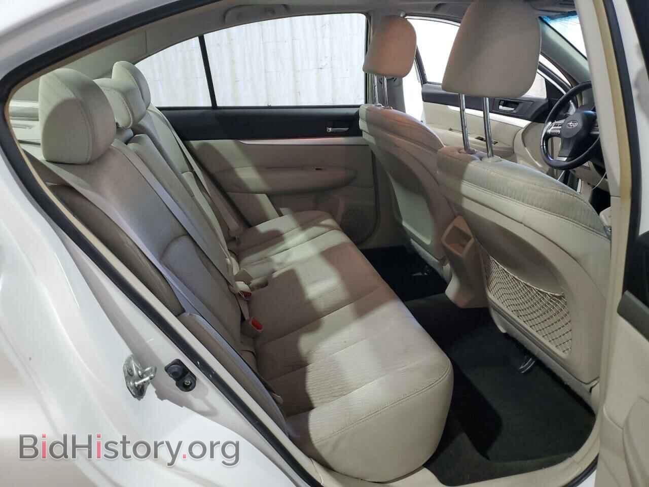 2012 SUBARU LEGACY - VIN: 4S3BMDH65C2014711 - Фото 10